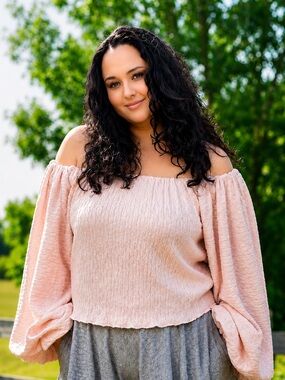Super Soft Heavy Cable Knit Off Shoulder Blouse | Cozy Fall Balloon SLEEVE TOP